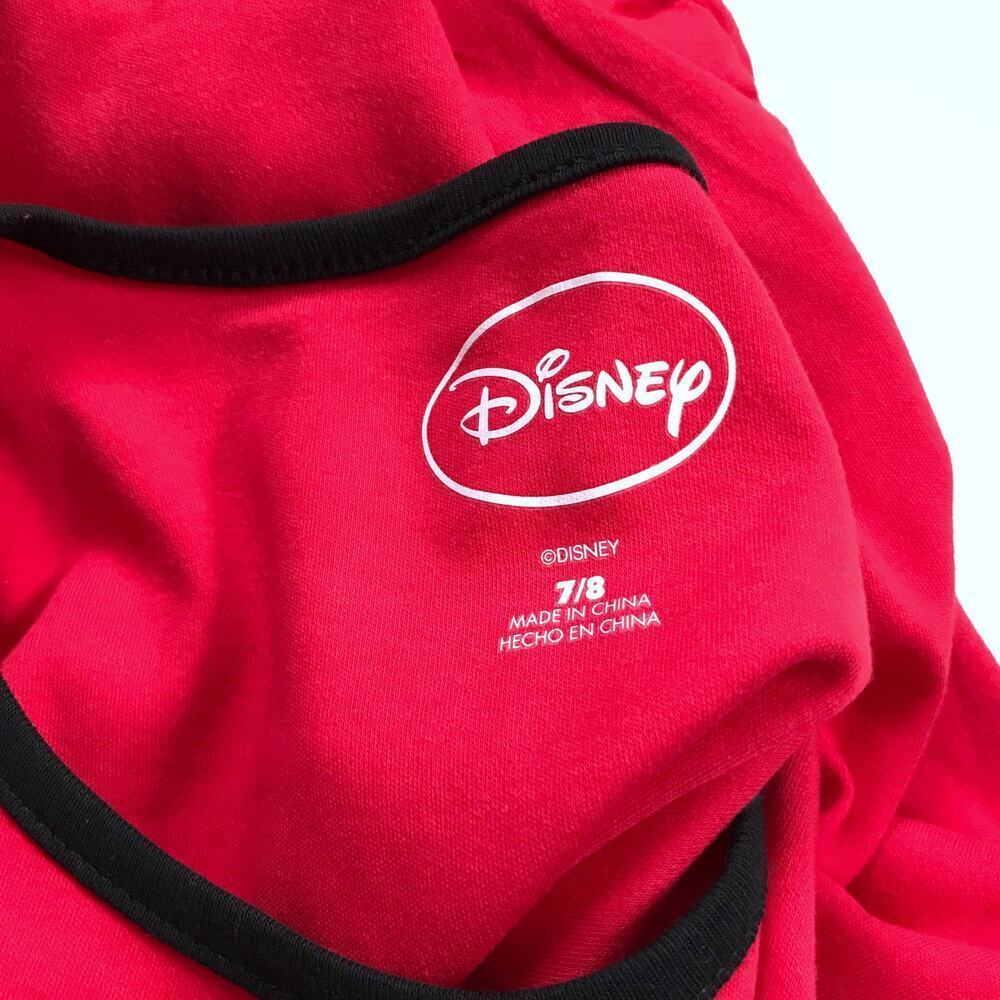 Disney NWOT Minnie Mouse Long Sleeves Red Shirt Girls 7/8 - Picture 6 of 8